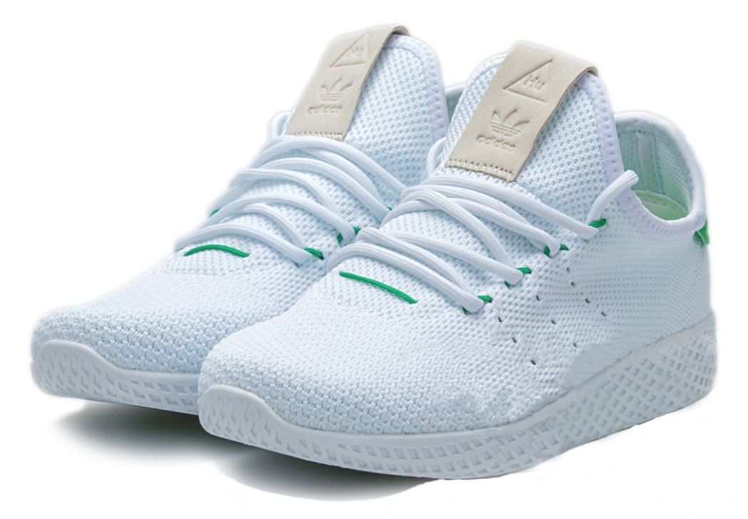  Adidas x Pharrell Williams Tennis Hu White/Green