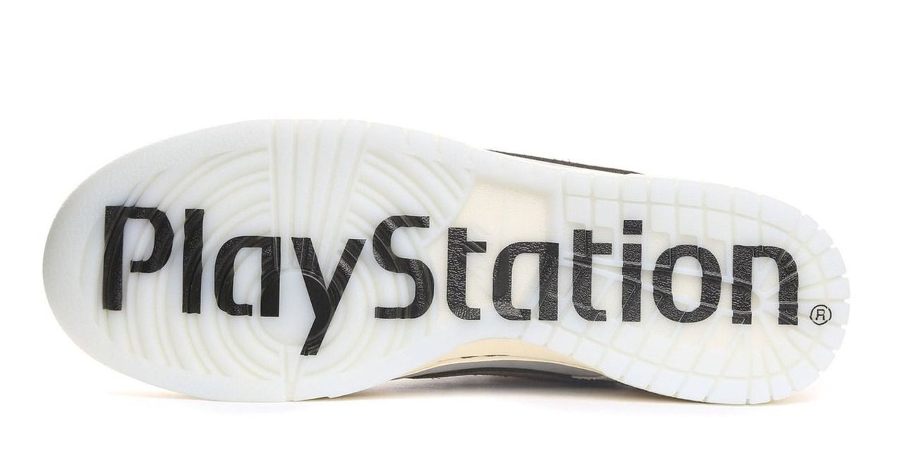 Nike Dunk Travis Scott PLAYSTATION, бело-голубые, нубук, текстиль, мужские