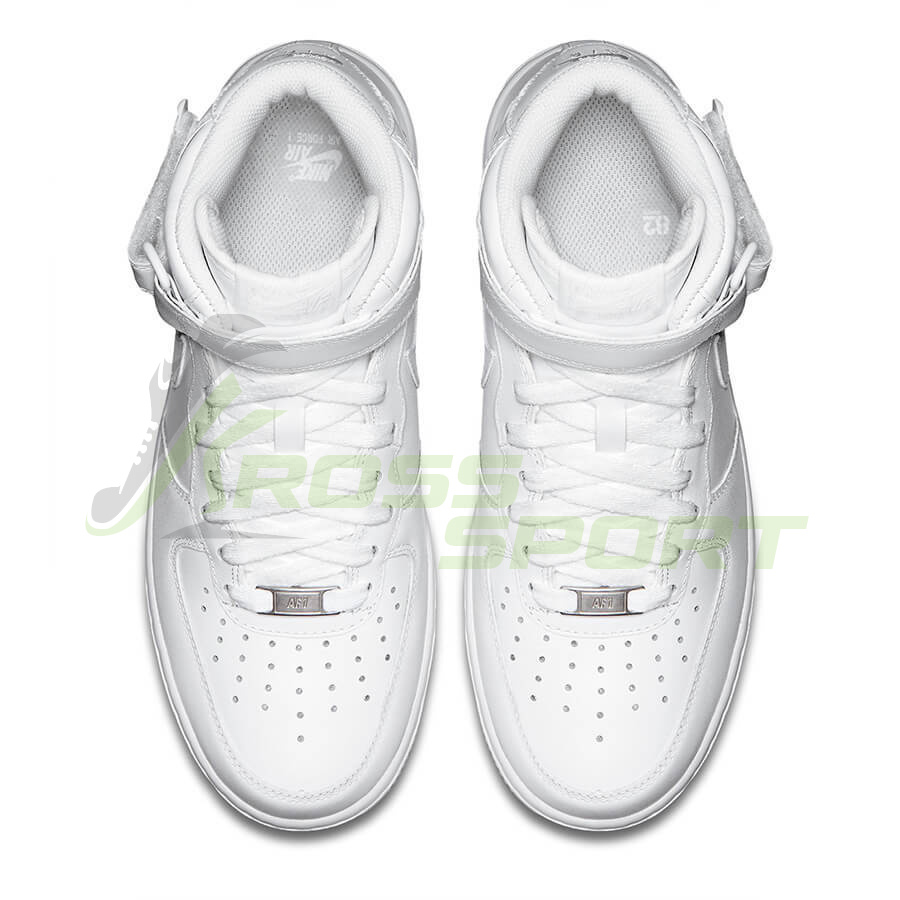  Nike Air Force 1 Mid All White