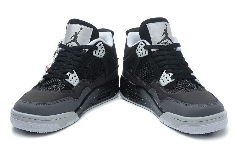 Air Jordan 4 Retro, серые, нубук, мужские, женские
