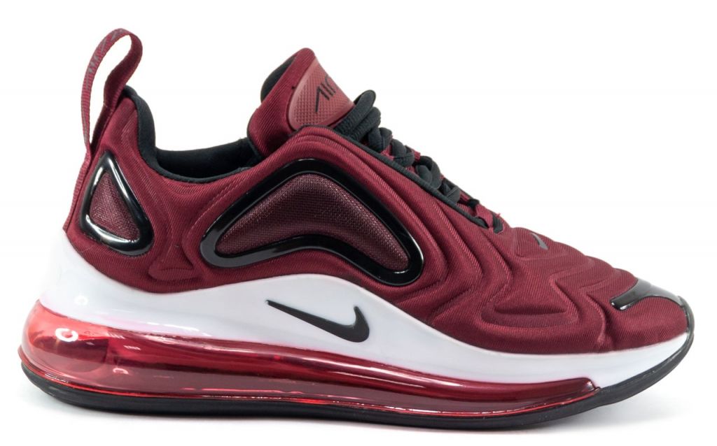 Nike Air Max 720 Maroon, бордовые, нейлон, мужские, женские