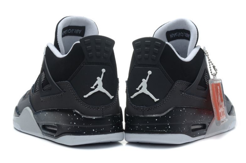 Air Jordan 4 Retro, серые, нубук, мужские, женские
