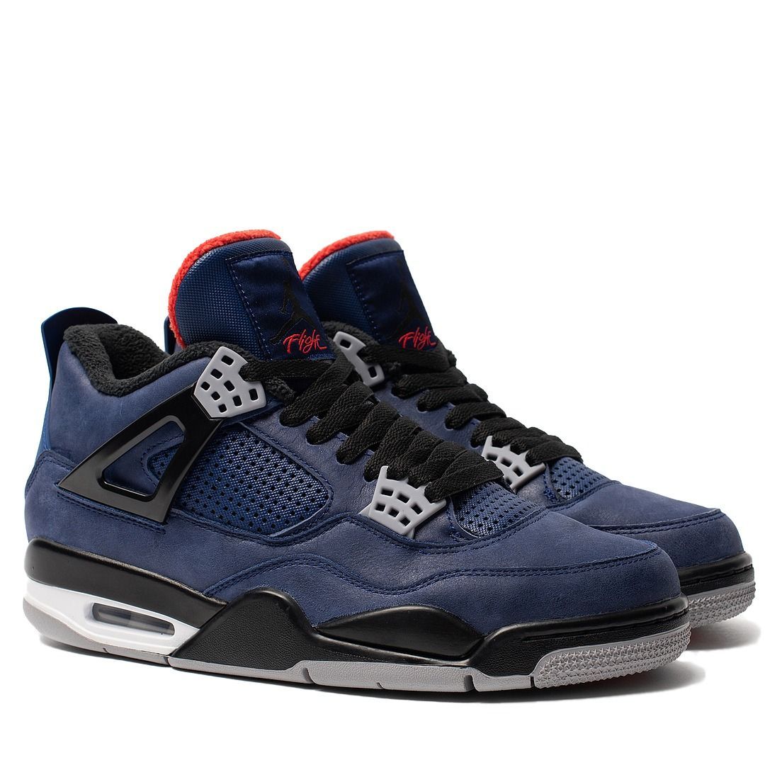 Nike Air Jordan 4 WNTR “Winterized Loyal Blue”, синие, нубук, кожа, мужские, зимние