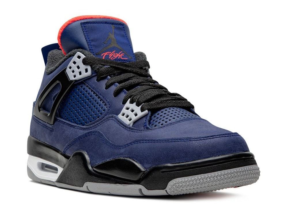 Nike Air Jordan 4 WNTR “Winterized Loyal Blue”, синие, нубук, кожа, мужские, зимние